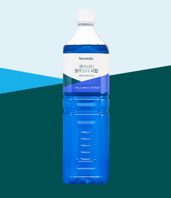 세미 블루소다맛 시럽, 1개, 1L