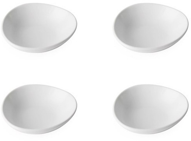 에라토 조약돌 찬기 9cm, 화이트, 4개