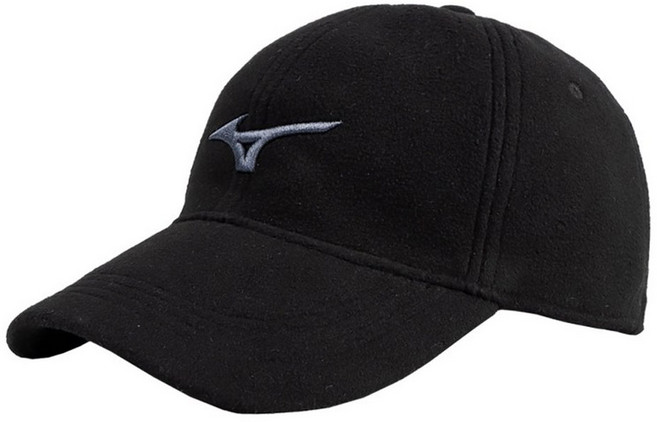 미즈노 어반웜 남성 겨울 골프모자 볼캡, 블랙