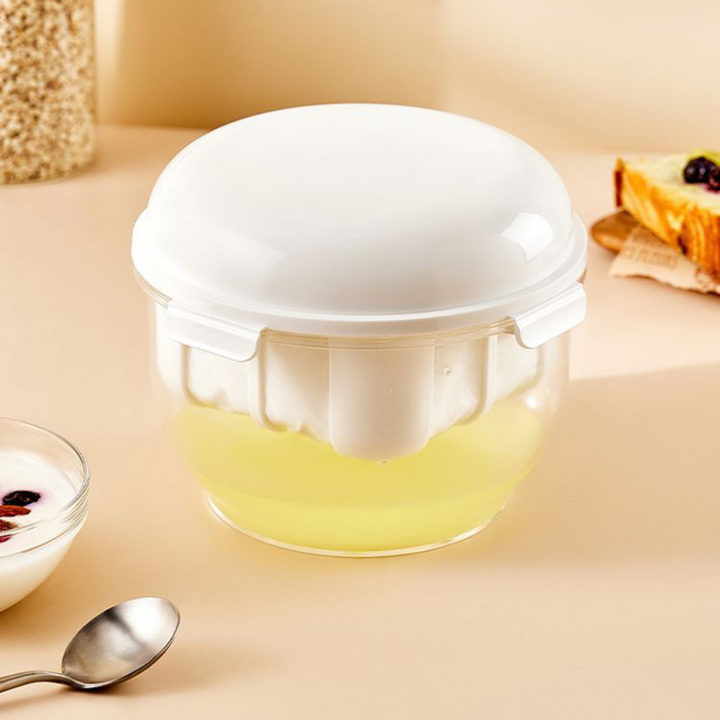 그릭요거트메이커 3L 초대용량 유청분리기 요거트메이커 유청분리기 한 번에 꾸덕, 1개, 흰색 3L