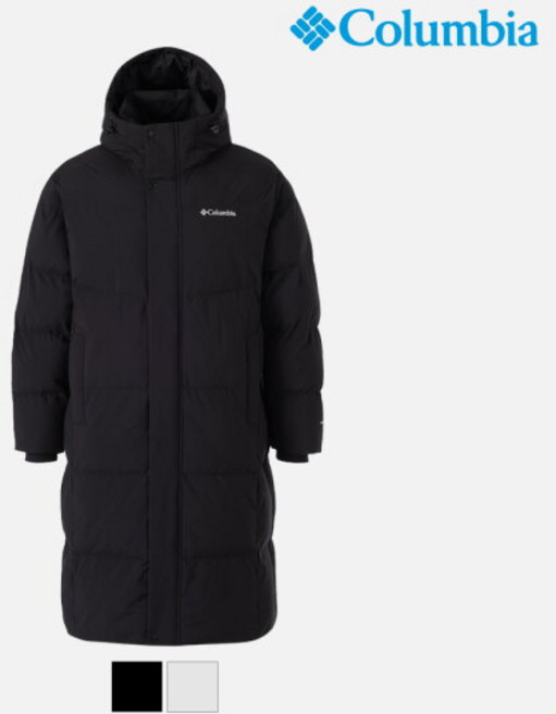 [컬럼비아] 유니 베이직 옴니히트 롱패딩_블랙 (C54-YUD311)