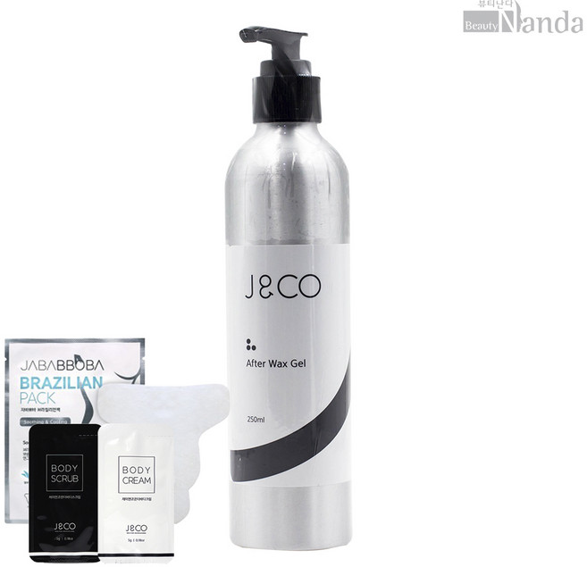 제이엔코 J&CO 에프터 왁싱 후처리제 제모 왁싱재료 부자재, 제이엔코 에프터 왁스 젤, 1개, 250ml