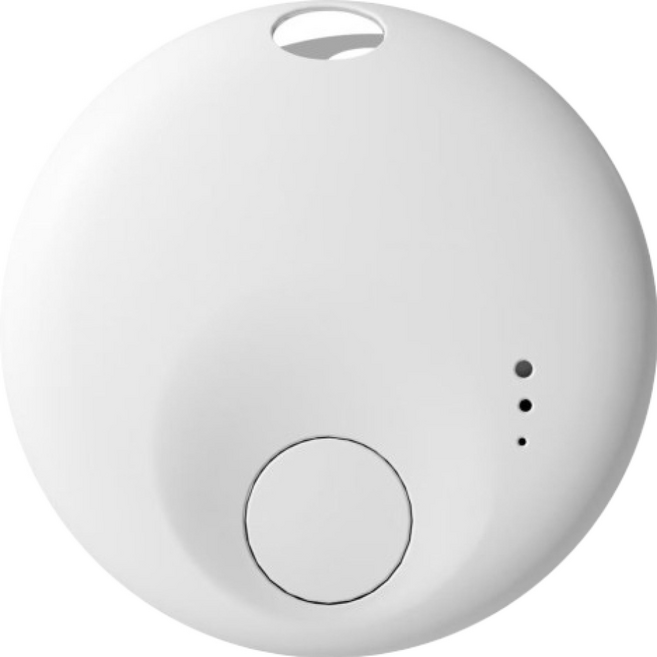 寵物追蹤器 無線藍芽定位防丟器 適用蘋果iOS, 1個, 白色