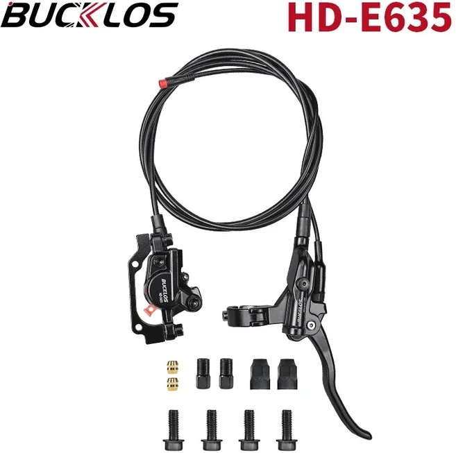 2피스톤 전기자전거 디스크 브레이크 세트 파워 오프 유압식 전동 스쿠터 컨트롤 시프터 160mm 로터, 05 REAR ONLY