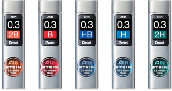 펜텔 아인 슈타인 샤프심, 2H, 심경도:2H