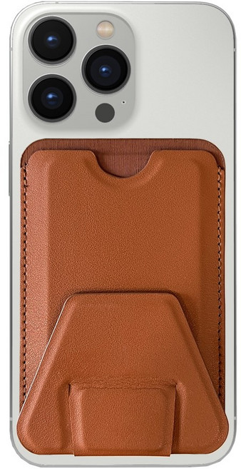 SSOK3 쏙쓰리 아이폰 마그네틱 맥세이프 지갑 월렛 거치대 받침대 스탠드 12 13 탁상용, 어비스 블루, 1개