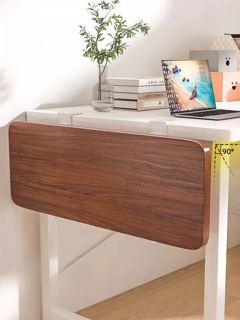 접이식 책상 상판 테이블 연장 선반 확장 원목색 가구 3개 + 수출용 우드 티크 하중 37.5kg 60x15cm, 20x17.5cm, 2개 + 수출용 우드 화이트 하중 25kg
