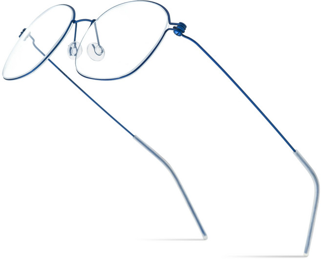 FONEX 티타늄 안경 프레임 남자 브랜드 디자인 초경량 덴마크 나사 없는 안경 7513