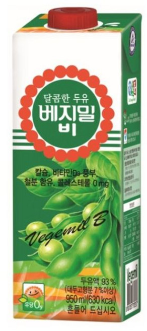 달콤한 베지밀B 950ml, 6개