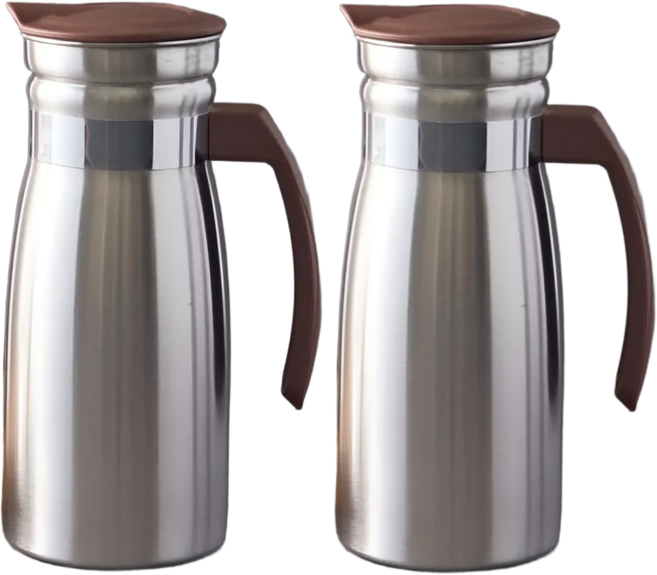 원리빙 스테인리스 물병 손잡이형, 800ml, 2개, 손잡이