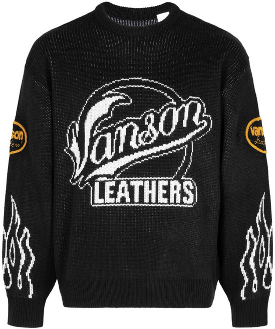 슈프림 슈프림 X 밴슨 가죽 스웨터