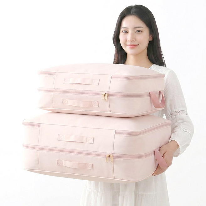 DX 부피순삭 이불 압축 파우치 정리함 의류 보관용 압축팩 세트, 1개, 2개입