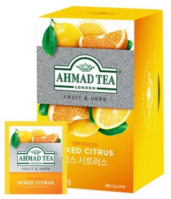 아마드티 믹스 시트러스 티백, 2g, 20개입, 3개