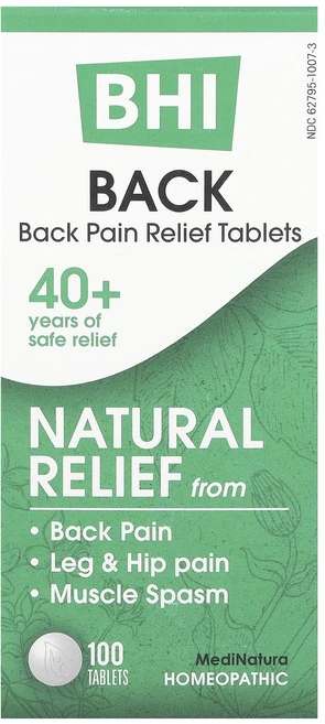 MediNatura BHI 요통 완화 테이블 100정, 1개 - 쿠팡