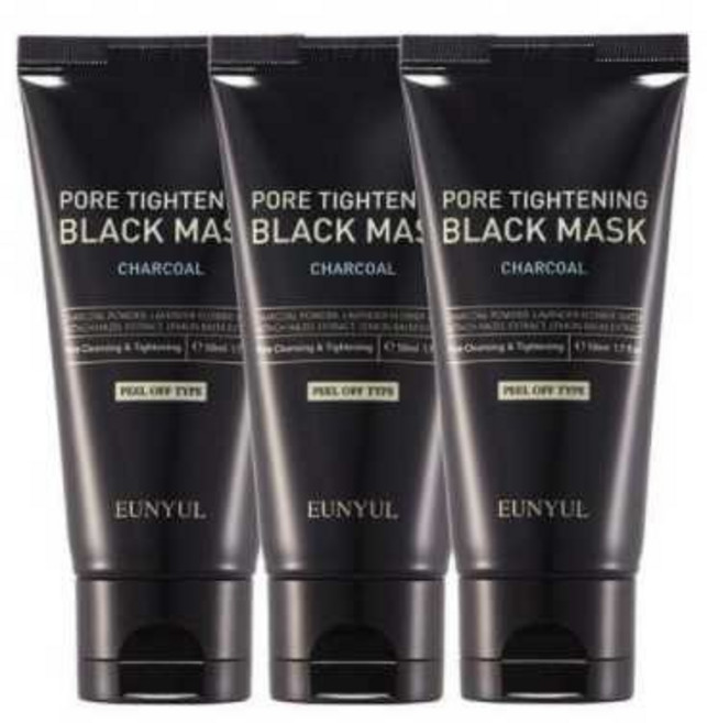 은율 포어 타이트닝 블랙마스크 필오프팩, 1개입, 3개