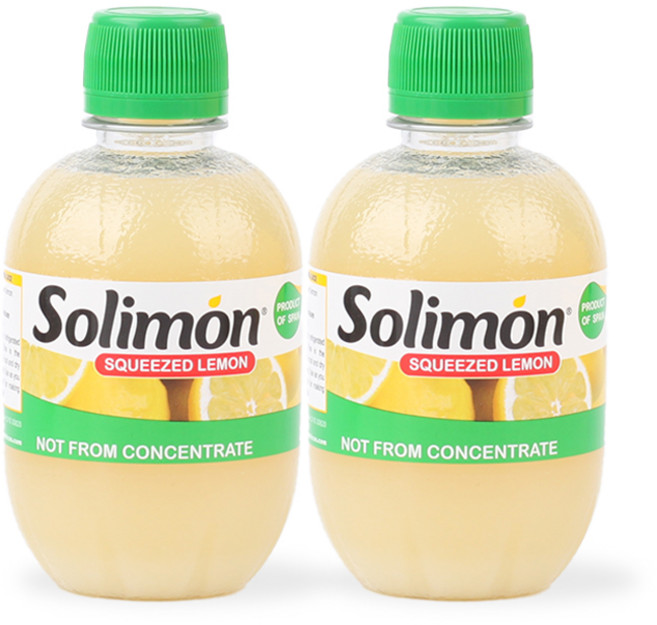 솔리몬 스퀴즈드 레몬즙, 280ml, 2개