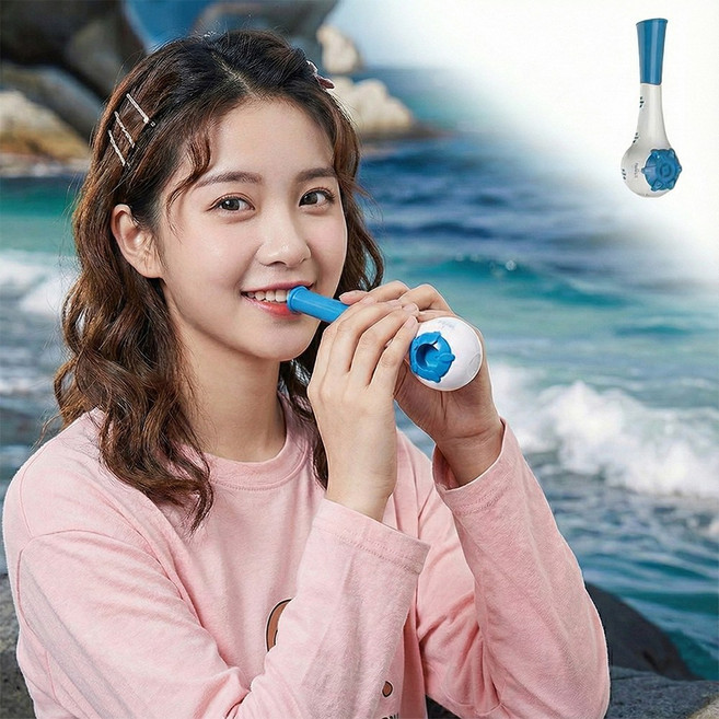 LXU 강도조절 폐활량 호흡 운동기구 호흡훈련기, 파란색