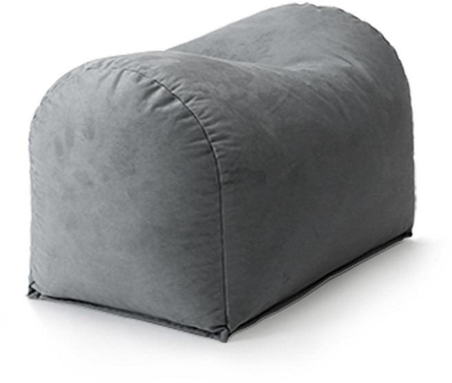 보니타 컨버젼 스웨이드 풋스툴 발스툴 발빈백 ST05 발받침대, 도브, 1개