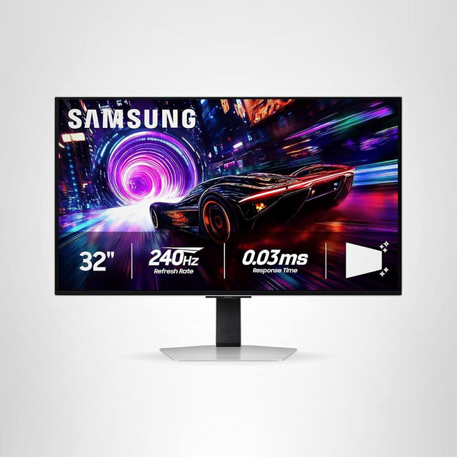 27인치 오디세이 QD-OLED G8 G81SF 4K 240Hz 게이밍 모니터 0 03ms 응답 시간 디스플레이 HDR 트루 블랙 400 AMD 프리싱크 프로 인체공, 32 inch, 32"