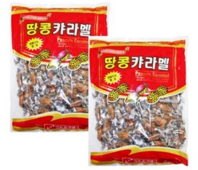 맛드린식품 땅콩캬라멜, 600g, 9개