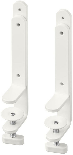이케아 스코디스 연결부품 2P 화이트 2x5x18cm 스틸 에폭시, 1세트