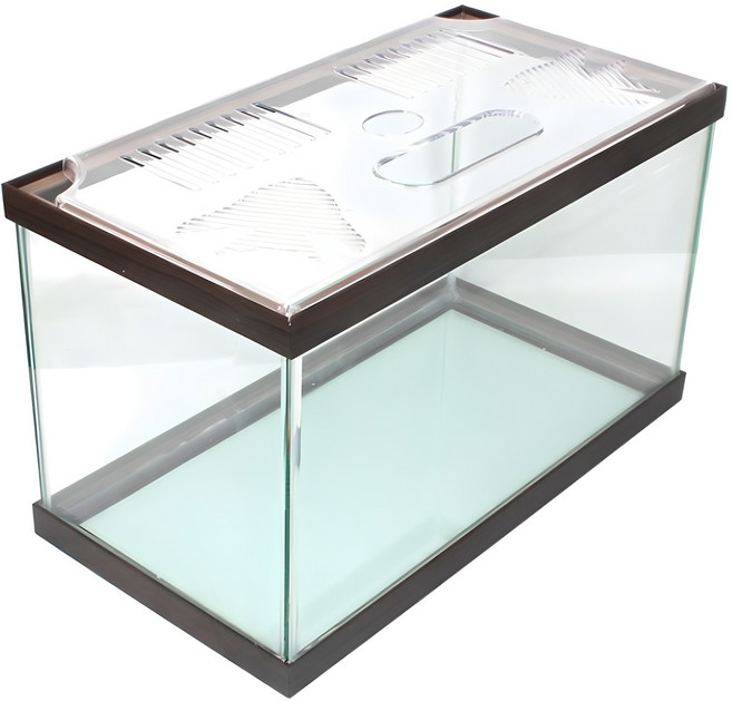 천일 사각 압출어항, 월넛, 1개