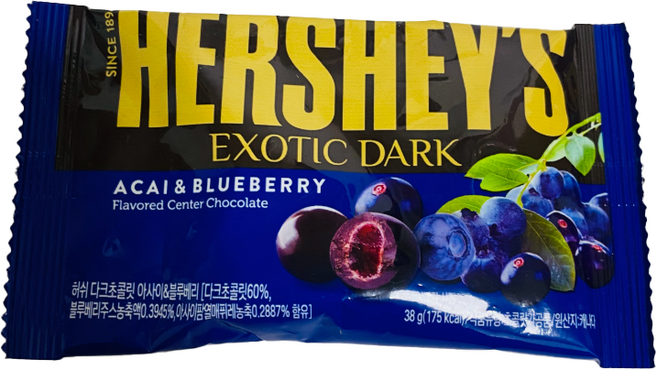 허쉬 다크초콜릿 아사이베리, 38g, 6개