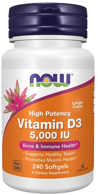 나우푸드 비타민 D3 5000 IU 240 정, 1개, 240정 - 쿠팡