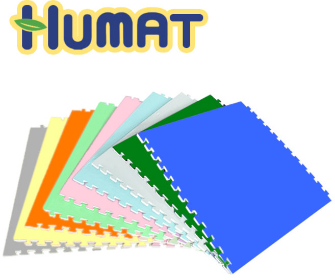 [휴매트]100cm*100cm 대형퍼즐매트/ 퍼즐매트 / 스포츠헬스매트 / 태권도매트 / 체육관매트, 1개, 오렌지