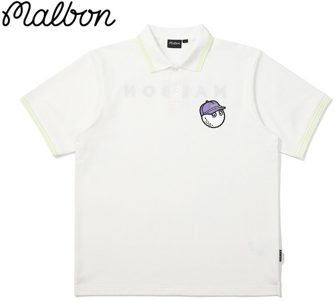 말본골프 남성골프웨어 버킷 베이직 피케 폴로 반팔티셔츠