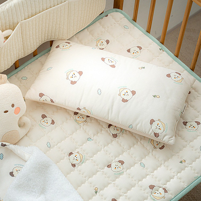 마롤로뜨 빌리지 씬필로우 아기 베개 유아 신생아 돌 낮은베개, 아이보리 마뭉이