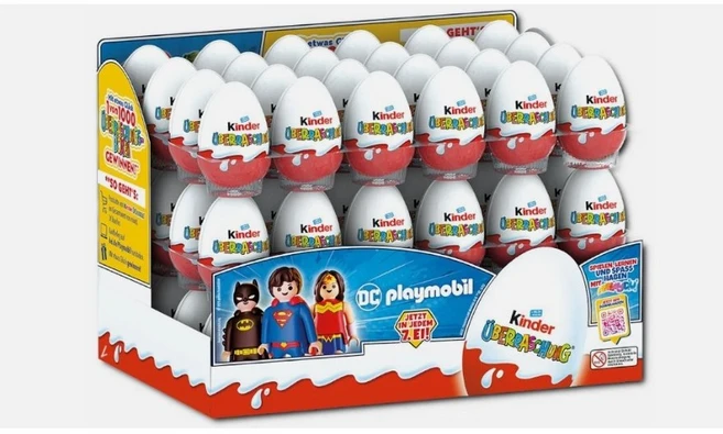 독일 킨더 서프라이즈 에그 킨더조이 신상품 출시 남여공용 플레이모빌, 90g, 24개 - 쿠팡