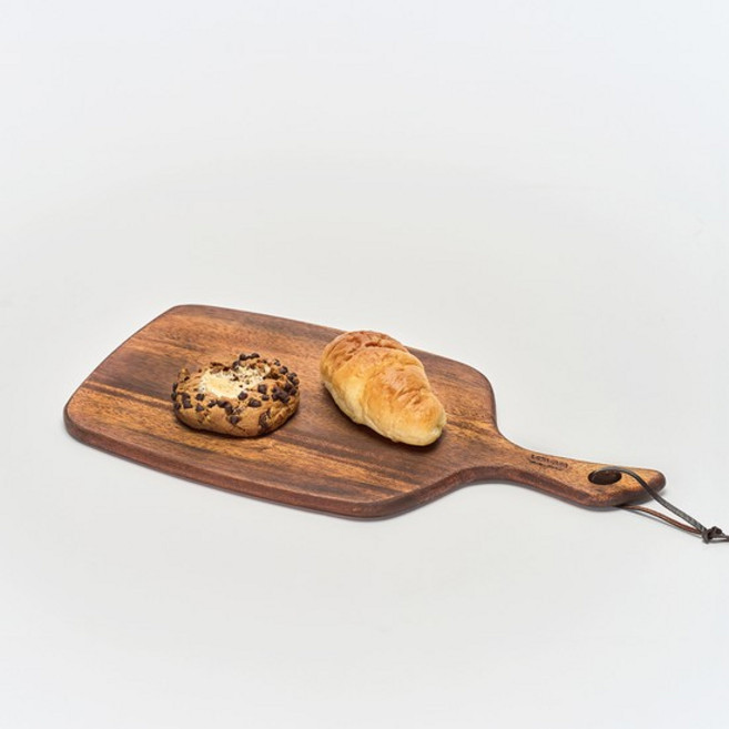 디파인 아카시아 홈파티 플레이팅 원목 핸들도마 48cm, 1개