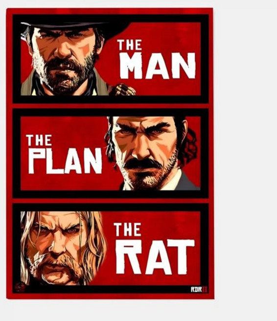 게임 R-레드 데드 리뎀션 2 RDR2 포스터 HD 아트 캔버스 페인팅 홈 거실 바 장식, [06] 20x30cm Unframed, [33] 15