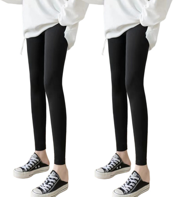 베르슈어 하이웨스트 슬림핏 빅사이즈 스판 레깅스 2종