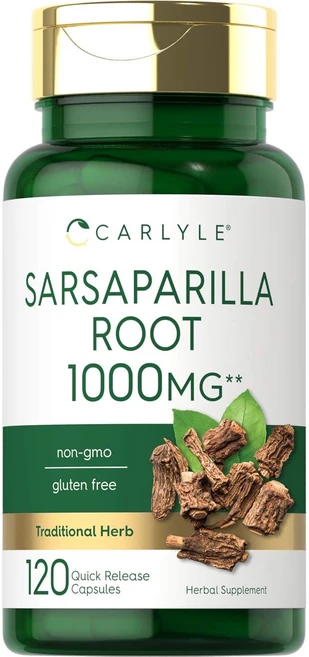 칼라일 사르사 뿌리 1000mg, 1개, 120정 - 쿠팡