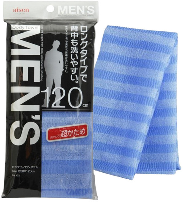 남성용 120cm 세면타월 일본산 목욕용타월, 상세페이지 참조, 1개