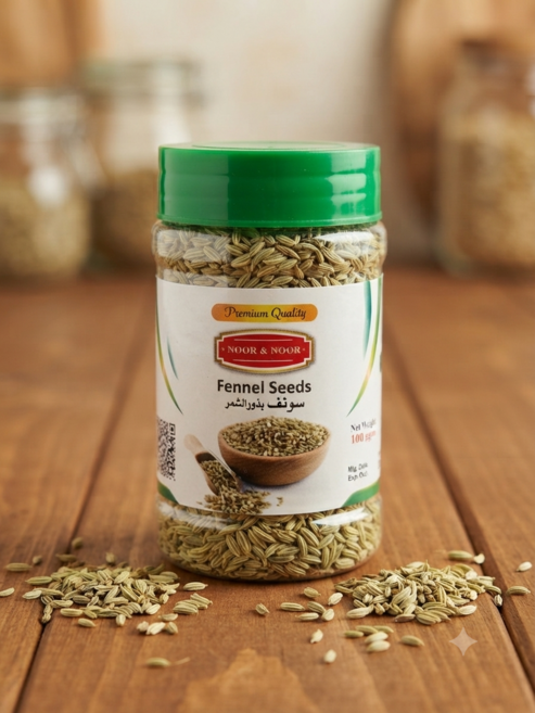 NOOR FENNEL SEEDS SOUNF MADURU (PAKISTAN) / 회향씨드, 1개, 100g
