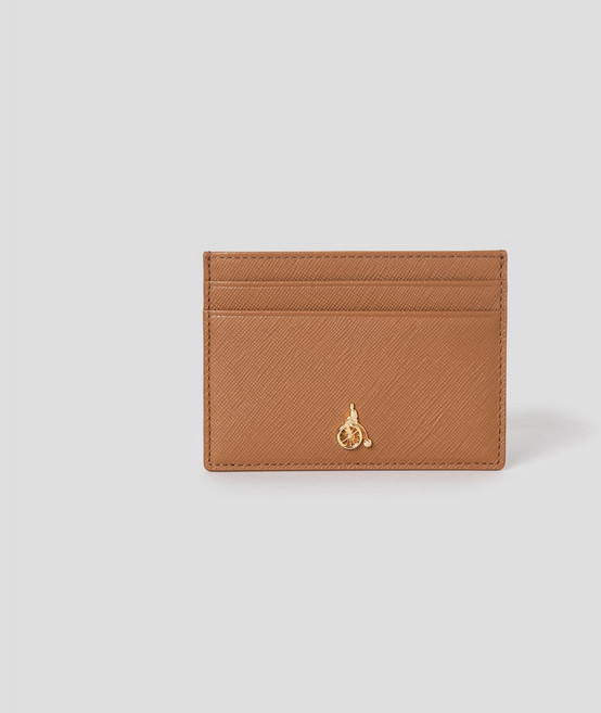 [빈폴ACC](BE57A4T01C)블리 사피아노 낱장 카드지갑 - 브릭