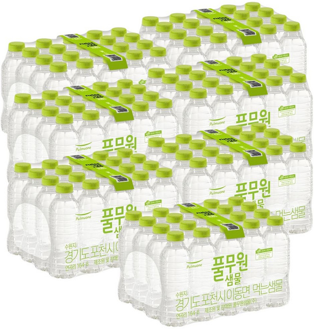 풀무원샘물 무라벨 생수 330ml, 140개