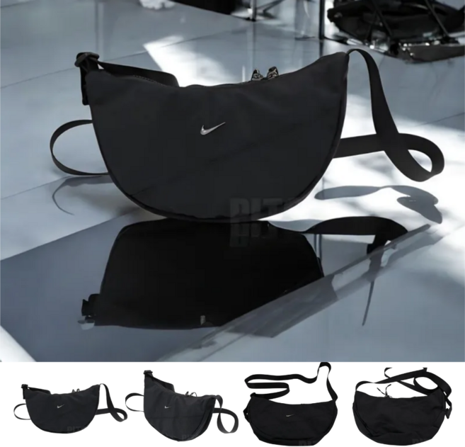 나이키 반달백 크로스백 NCB0722 아우라 크레센트 숄더백 데일리 가방 여행용 + 파우치