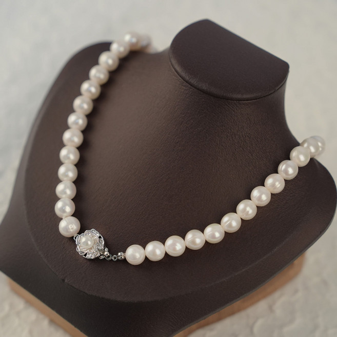 시후주얼리 꽃 펜던트 천연양식진주 목걸이 NS057N nys+8522Qw