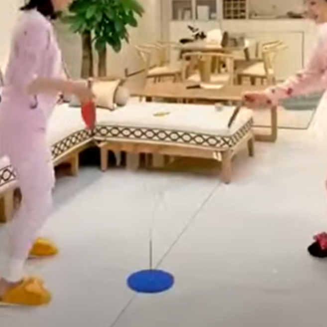 슬로우케어 셀프탁구 탁구연습기 가정용 2인플레이, 2세트, 1개