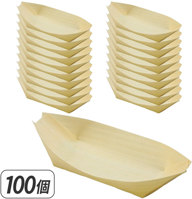 木皮船 6吋, 1個, 100個裝