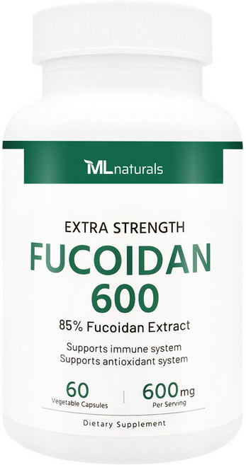 [미국번개배송] 신제품 착한명품 마이라이프 내추럴스 후코이단 600mg 60정, 1개