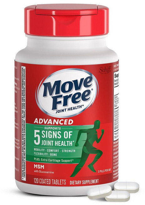 무브프리 글루코사민 콘드로이친 MSM 120정, 1개