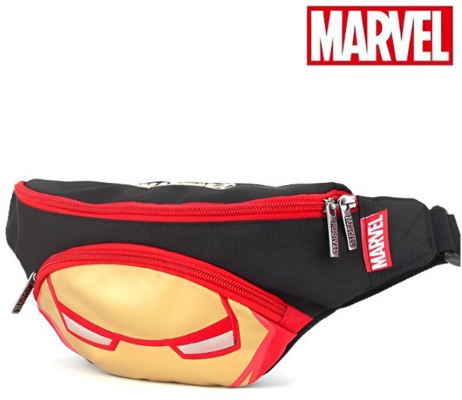 윙하우스 마블 아이언맨 페이스 힙색 MV0244