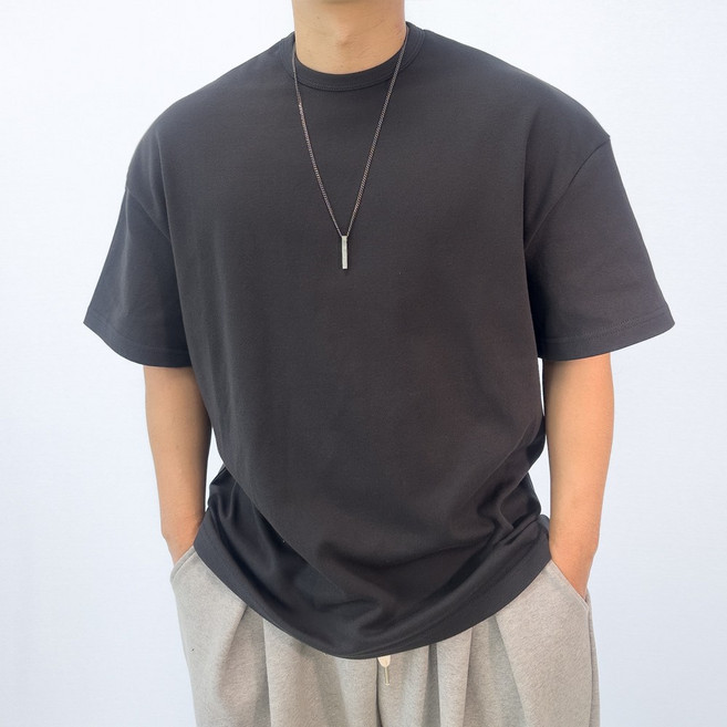 PACIENCIA (파시엔시아) 무지 오버핏 반팔