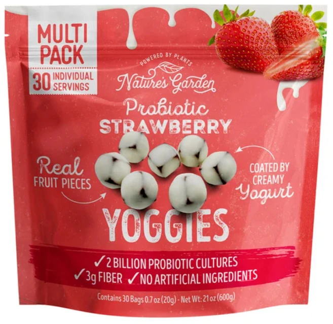 Naturs Garden 프로바이오틱스 스트로베리 30카운트, 600g - 쿠팡