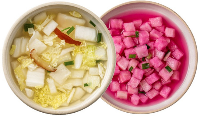 [베리쿡] 아기김치 2종 물김치+비트깍두기 세트, 비트깍두기